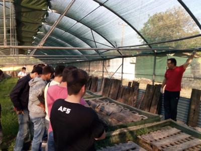 Ομάδα εκτροφής σαλιγκαριών - Εκπαιδευτικές επισκέψεις